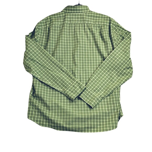 J Crew Shirt Men's XL Flex Washed Slim Untucked Button Down Collar Green Plaid - Picture 6 of 11